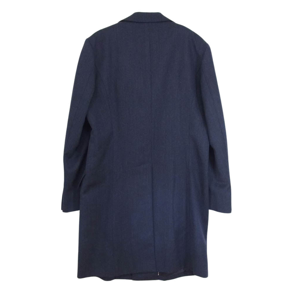 Paul Smith ポール・スミス PC-MV-80646 COLLECTION コレクション メランジウール バルカラー コート ネイビー系 L【中古】
