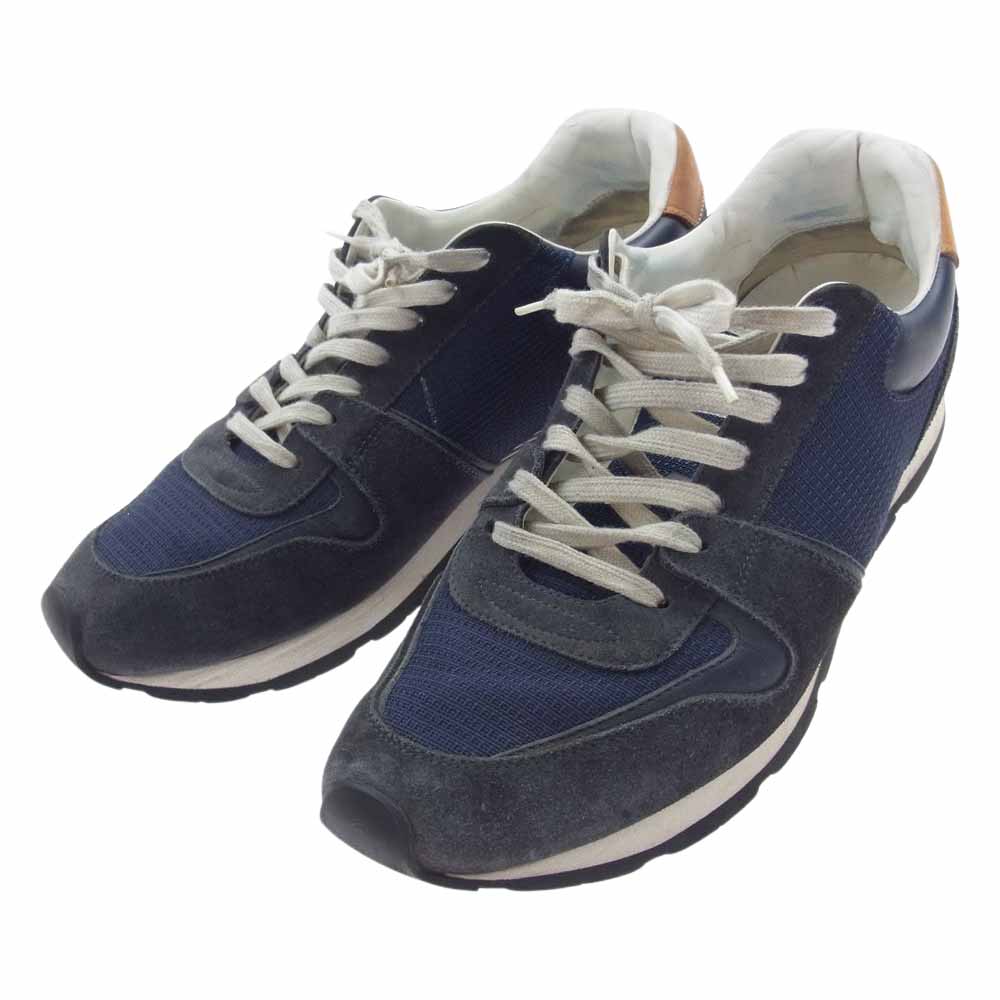 LOUIS VUITTON ルイ・ヴィトン ランアウェイ スニーカー ローカット スニーカー  ネイビー系 8　1/2【中古】