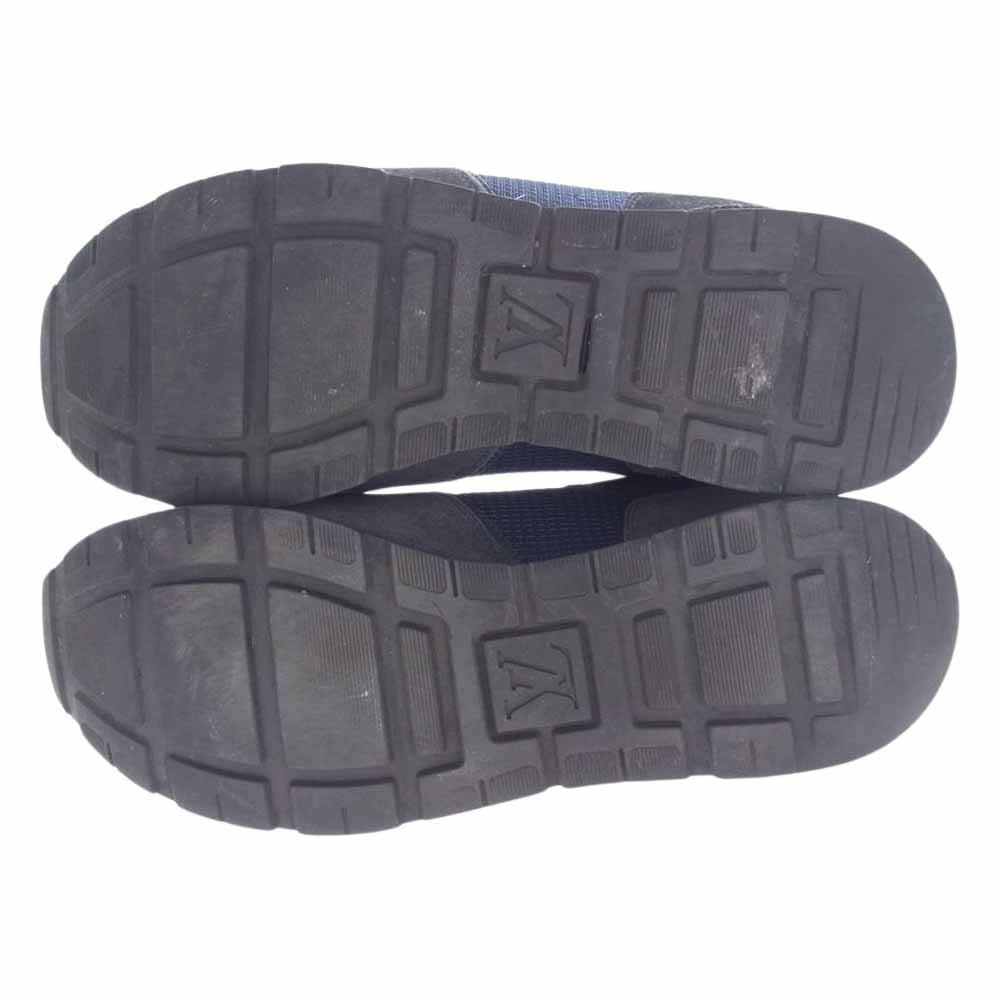 LOUIS VUITTON ルイ・ヴィトン ランアウェイ スニーカー ローカット スニーカー  ネイビー系 8　1/2【中古】
