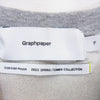 GRAPHPAPER グラフペーパー 23SS GM231-70130 Ultra Compact Terry Crew Neck Sweater ウルトラ コンパクト テリー クルーネック セーター ラグラン スウェット グレー系 F【中古】
