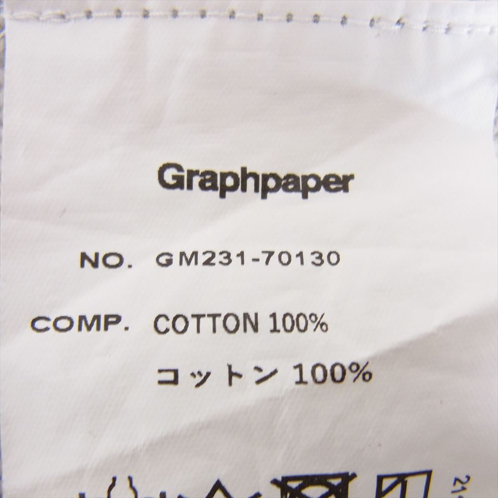 GRAPHPAPER グラフペーパー 23SS GM231-70130 Ultra Compact Terry Crew Neck Sweater ウルトラ コンパクト テリー クルーネック セーター ラグラン スウェット グレー系 F【中古】