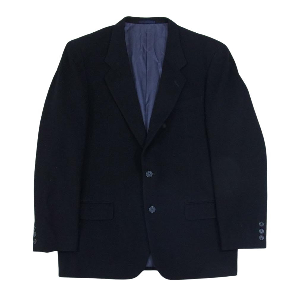 Paul Smith ポール・スミス FU-R0460 LONDON ウール カシミヤ カシミア 2B テーラードジャケット ネイビー系 XL【中古】