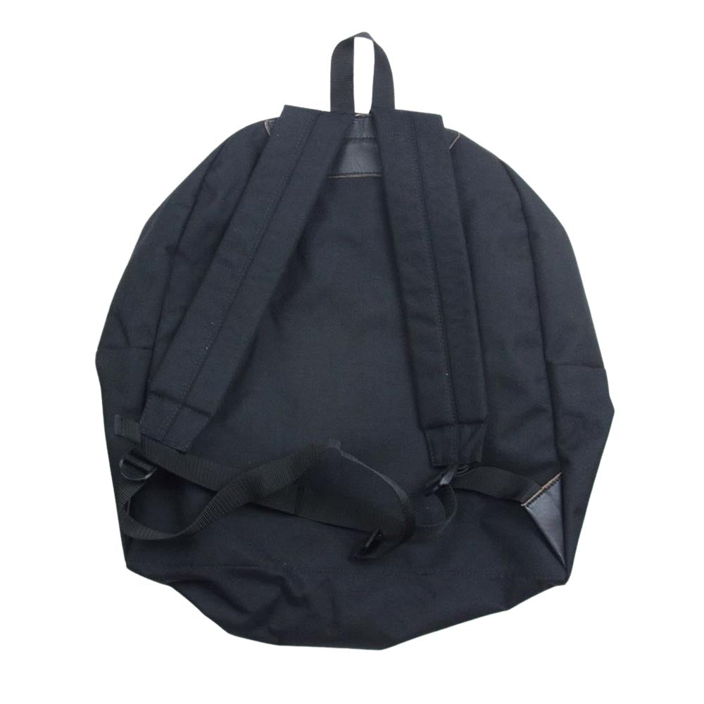 COMME des GARCONS HOMME PLUS コムデギャルソンオムプリュス 23SS PZ-K205 ナイロン バックパック リュック バッグ レザー切替 ブラック系【中古】