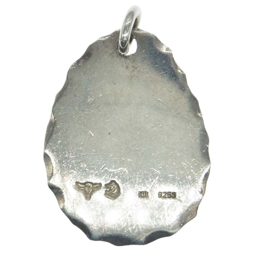 TADY&KING タディアンドキング 8本彫り K18 イーグルメタル 付き タタキL ペンダント トップ シルバー系【中古】