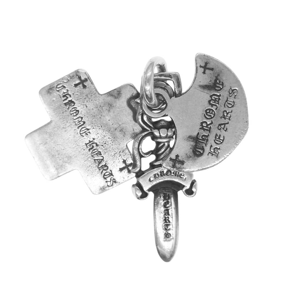 CHROME HEARTS クロムハーツ（原本無） 3 TRINKETS スリー トリンケッツ ペンダント トップ シルバー系【中古】