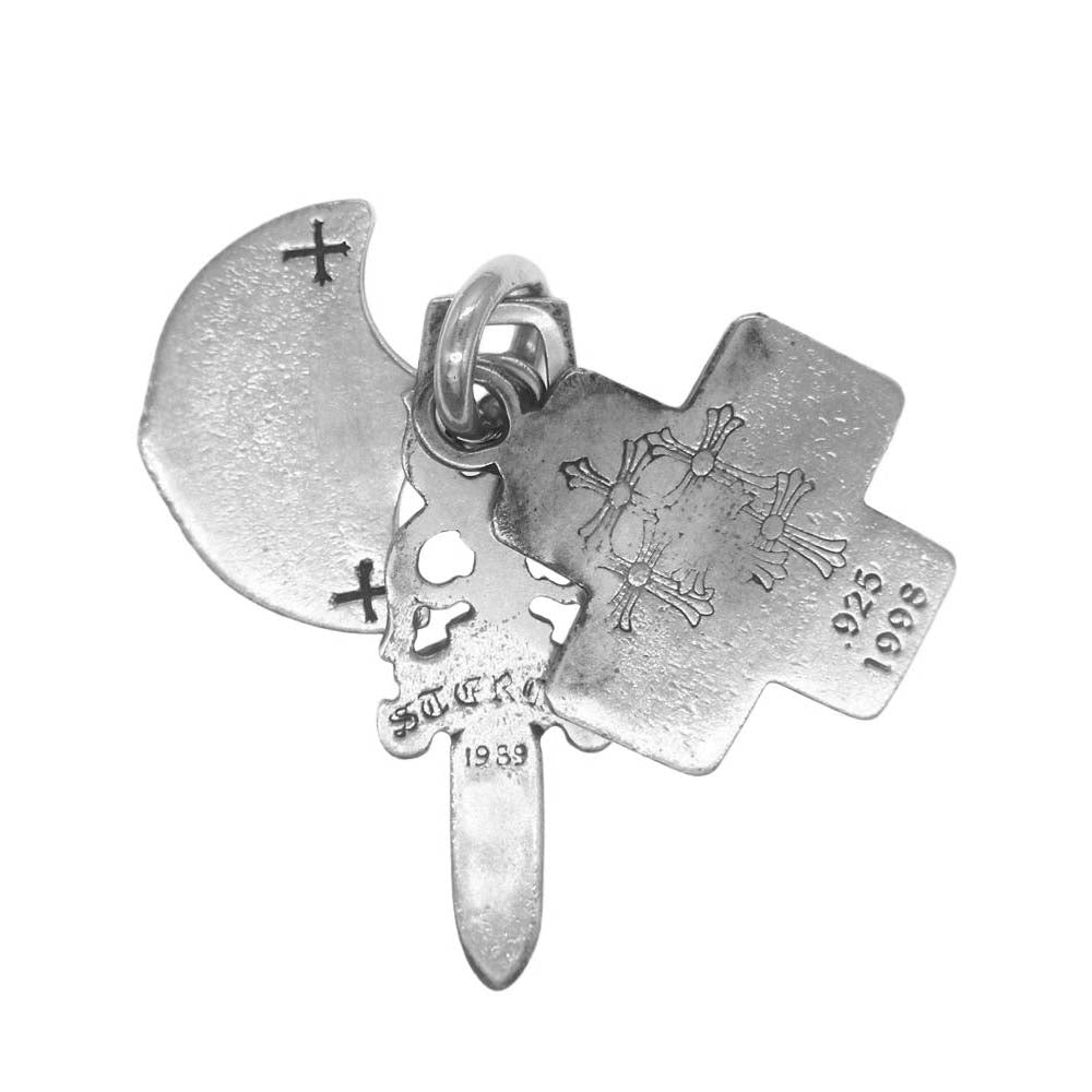 CHROME HEARTS クロムハーツ（原本無） 3 TRINKETS スリー トリンケッツ ペンダント トップ シルバー系【中古】