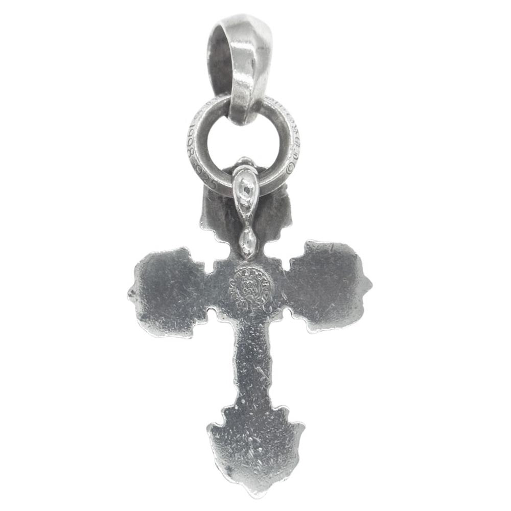 CHROME HEARTS クロムハーツ（原本無） FILIG CROSS XSM W BALE フィリグリークロス XS ベイル付き ペンダント トップ シルバー系【中古】