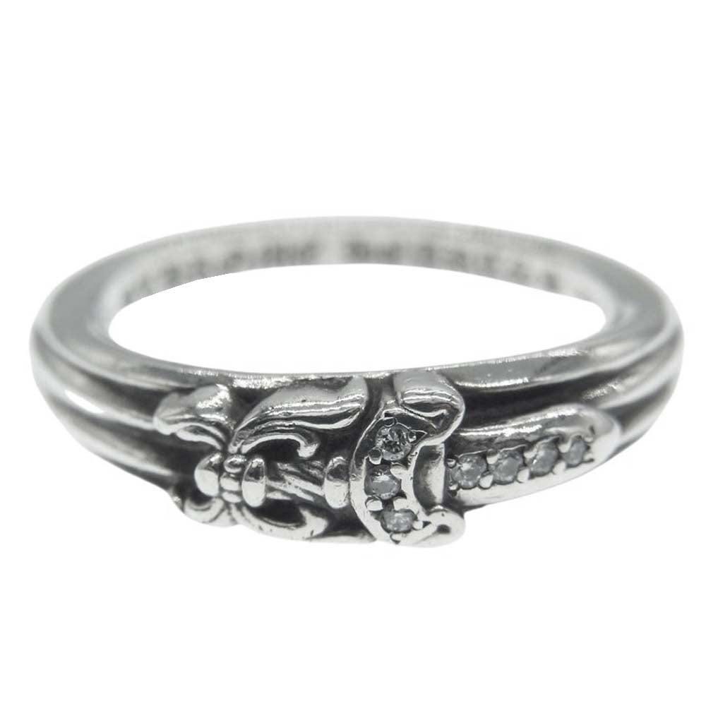 CHROME HEARTS クロムハーツ（原本無） BABY CLSC P/D ベイビークラシック ダガー リング パヴェダイヤ シルバー系 14号【中古】