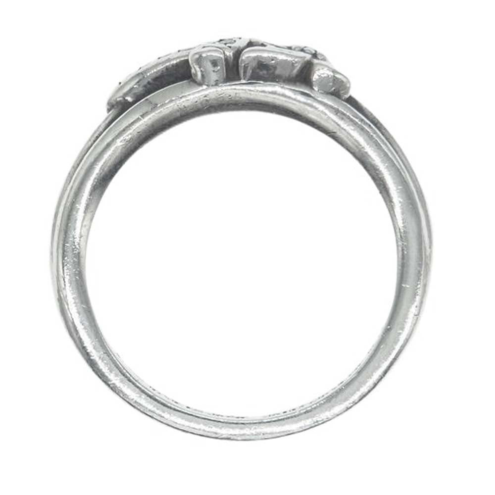 CHROME HEARTS クロムハーツ（原本無） BABY CLSC P/D ベイビークラシック ダガー リング パヴェダイヤ シルバー系 14号【中古】