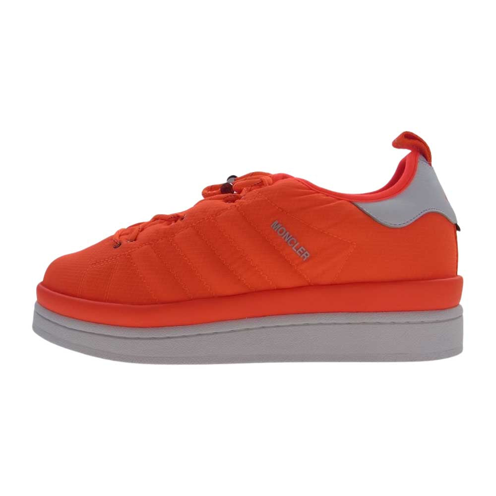 MONCLER モンクレール × adidas アディダス ORIGINALS CAMPUS キャンバス ローカット スニーカー オレンジ系 26.5cm【極上美品】【中古】