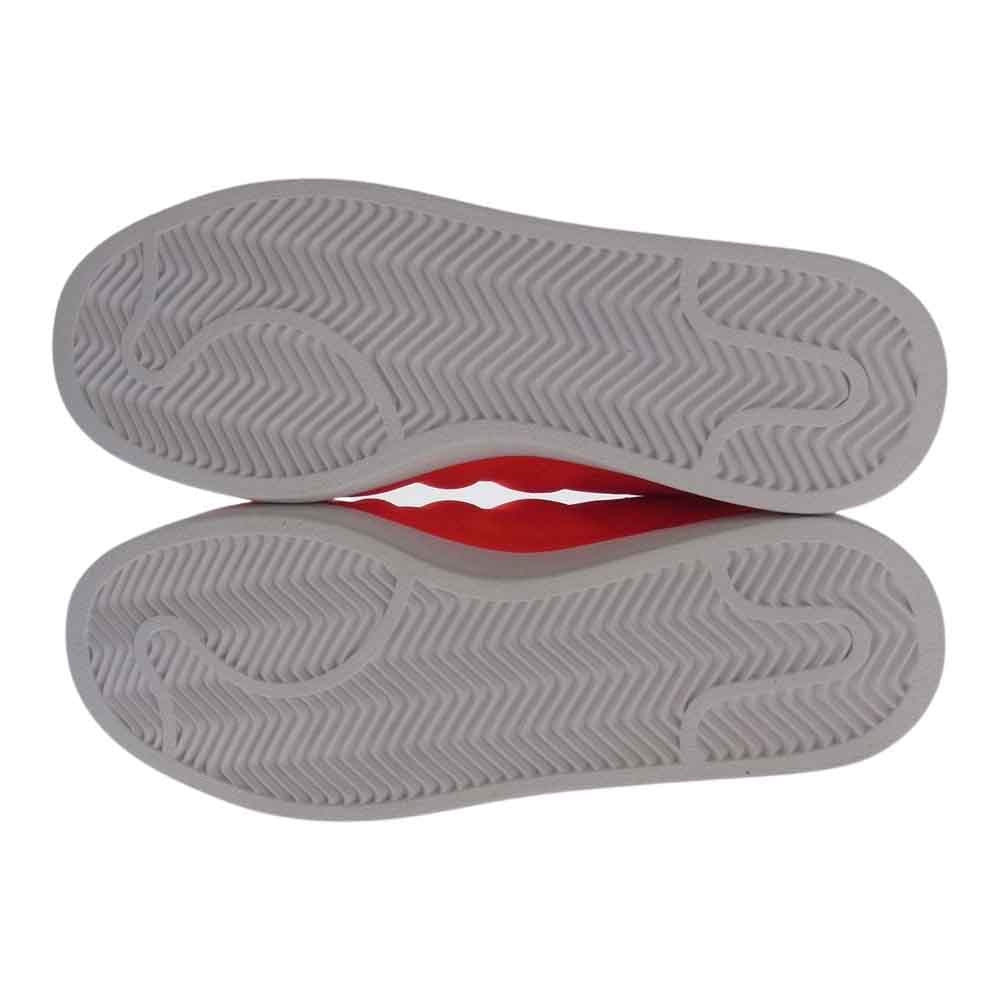 MONCLER モンクレール × adidas アディダス ORIGINALS CAMPUS キャンバス ローカット スニーカー オレンジ系 26.5cm【極上美品】【中古】