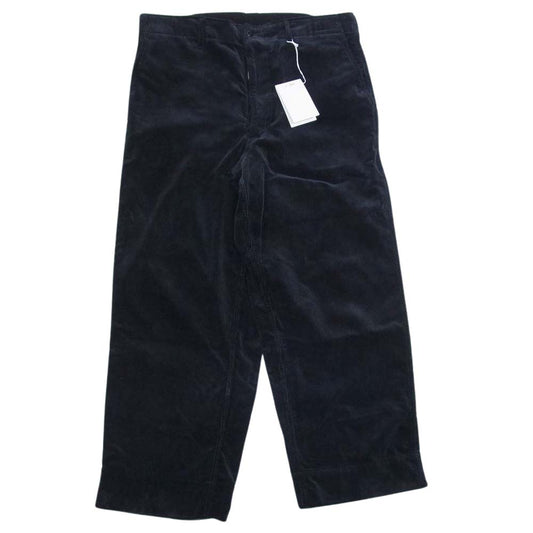 ツキ 160 Short trousers ショート トラウザーズ コーデュロイ アジャスター付き ワイドパンツ ブラック系 3【美品】【中古】