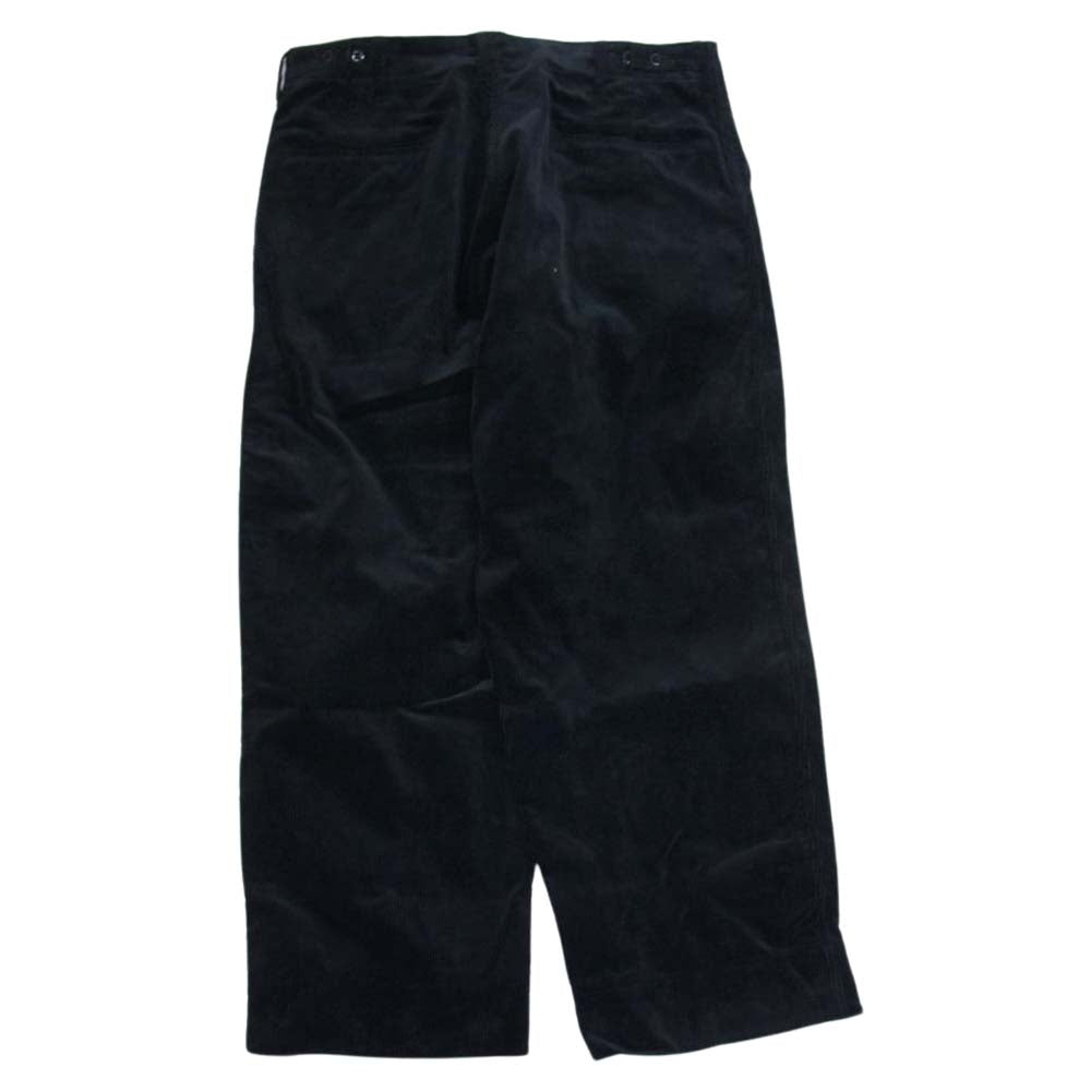 ツキ 160 Short trousers ショート トラウザーズ コーデュロイ アジャスター付き ワイドパンツ ブラック系 3【美品】【中古】