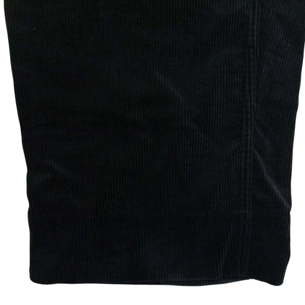 ツキ 160 Short trousers ショート トラウザーズ コーデュロイ アジャスター付き ワイドパンツ ブラック系 3【美品】【中古】