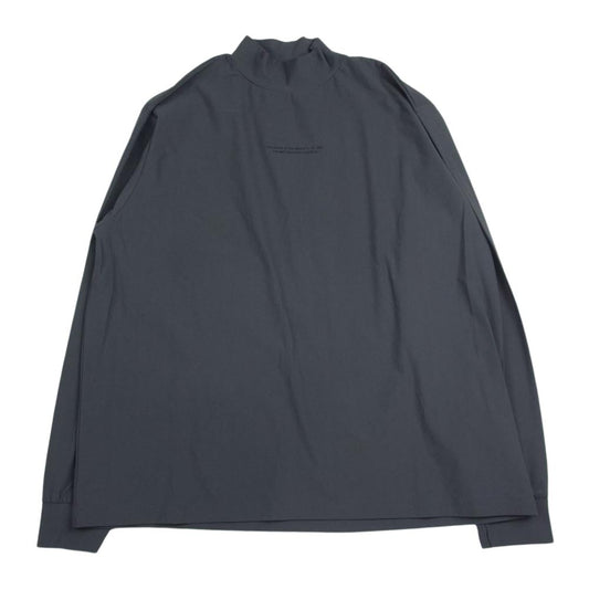 シュタイン OVERSIZED HIGH NECK LS オーバーサイズ ストレッチ モックネック テック 長袖 Tシャツ チャコール系 M【極上美品】【中古】