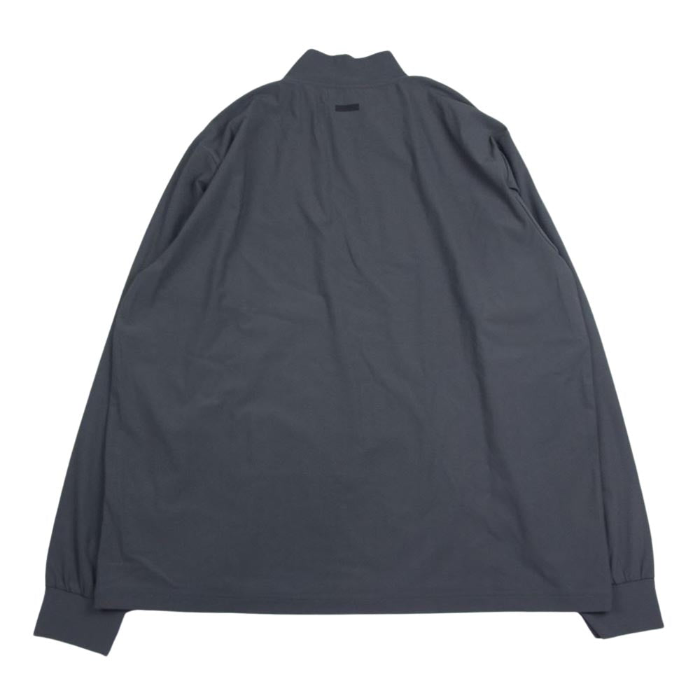 シュタイン OVERSIZED HIGH NECK LS オーバーサイズ ストレッチ モックネック テック 長袖 Tシャツ チャコール系 M【極上美品】【中古】