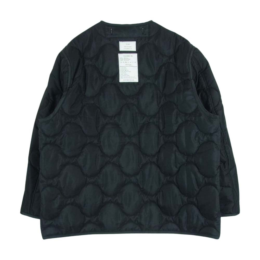 HYKE ハイク 23AW 17402 QUILTED LINER JACKET キルティング ライナー ミリタリー ジャケット ブラック系 XXL 5【極上美品】【中古】