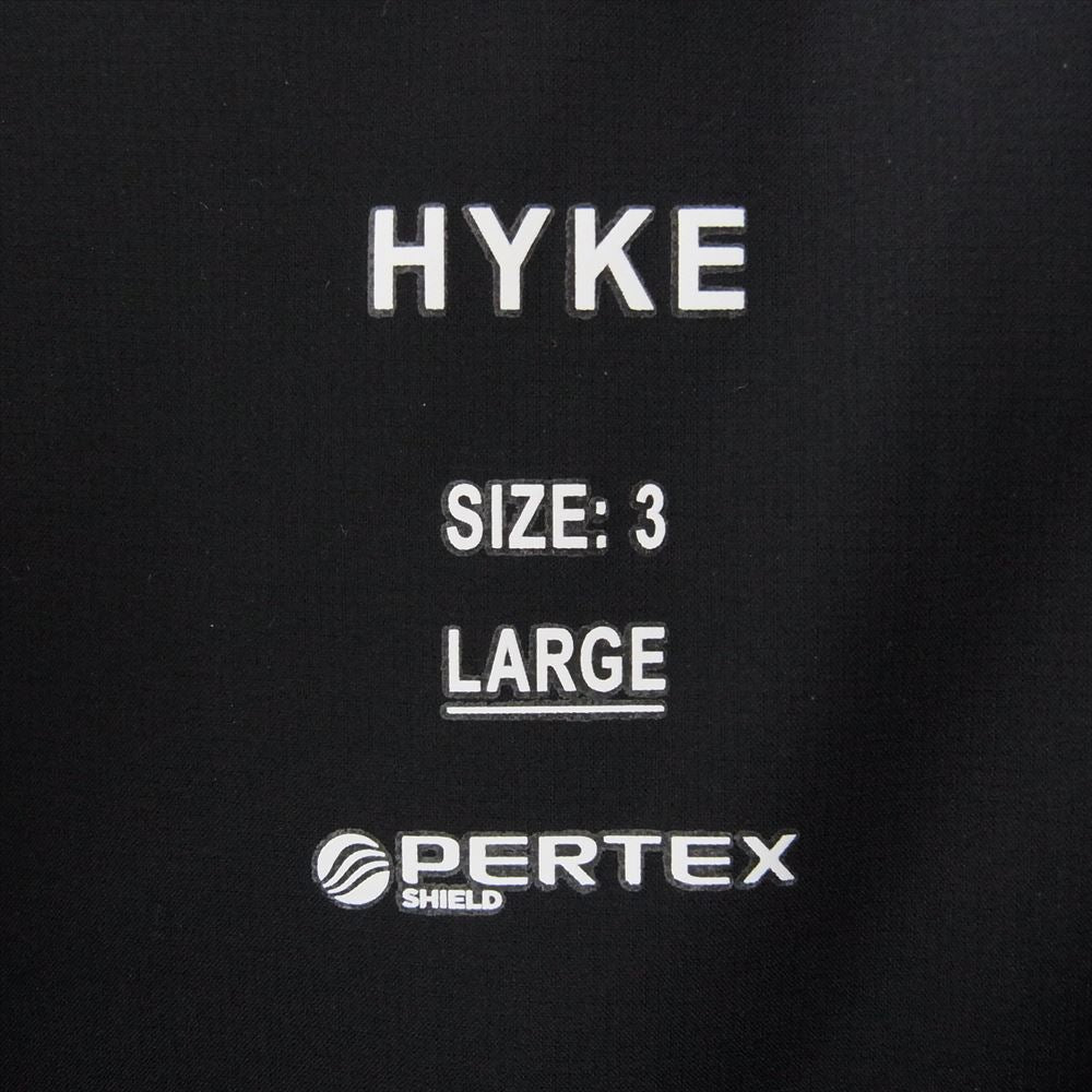 HYKE ハイク 23AW 27058 × Exclusive for Edition エディション別注 PARTEX GEN2 JACKET パーテックス 中綿 ジャケット ブラック系 L 表記サイズ：3【新古品】【未使用】【中古】