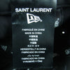 SAINT LAURENT サンローラン New Era ニューエラ YSL ロゴ刺繍 6パネル キャップ ブラック系 ONE SIZE FITS MOST【美品】【中古】