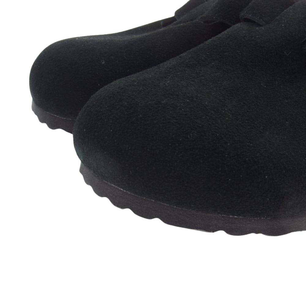 BIRKENSTOCK ビルケンシュトック 0660471 BOSTON BS ボストン スエード サンダル ブラック系 26.5cm【新古品】【未使用】【中古】