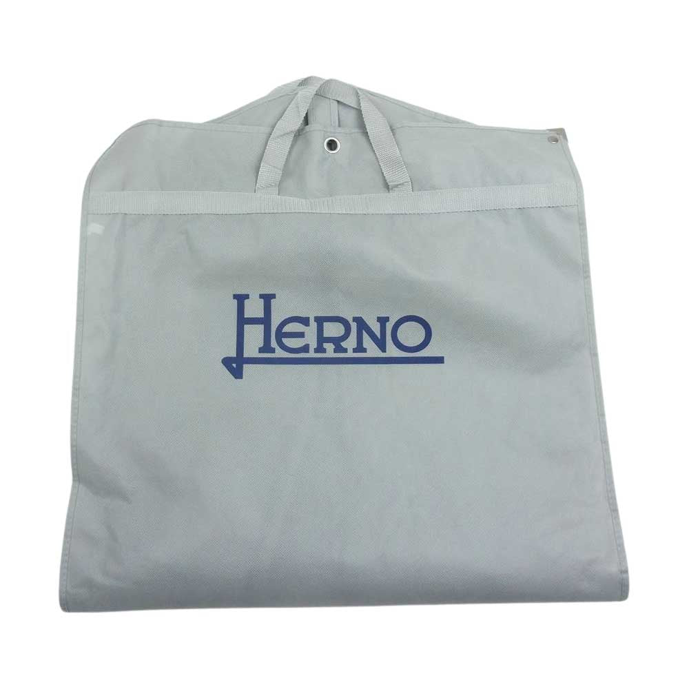 Herno ヘルノ PI0563D-38087-2600 13704-13076-1 イタリアPIACENZA社製シルク・カシミヤ生地 スタンドカラー ダウンジャケット ダウンコート ブラウン系 40【中古】