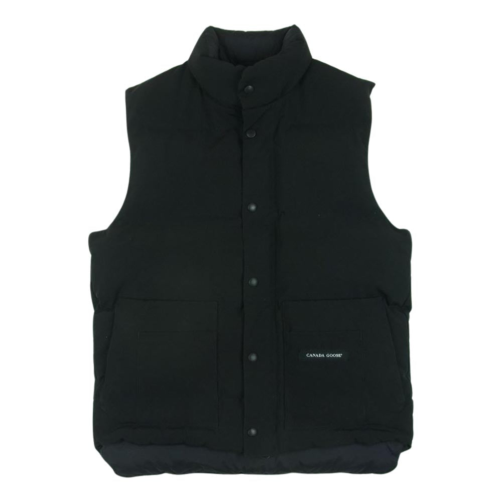 CANADA GOOSE カナダグース 4131JM R 国内正規 グリフィンタグ WINDSOR VEST ウィンザー ダウン ベスト ブラック系 S【中古】