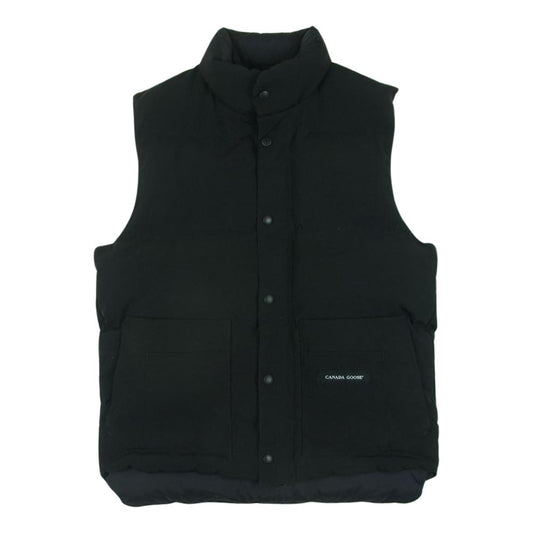 CANADA GOOSE カナダグース 4131JM R 国内正規 グリフィンタグ WINDSOR VEST ウィンザー ダウン ベスト ブラック系 S【中古】