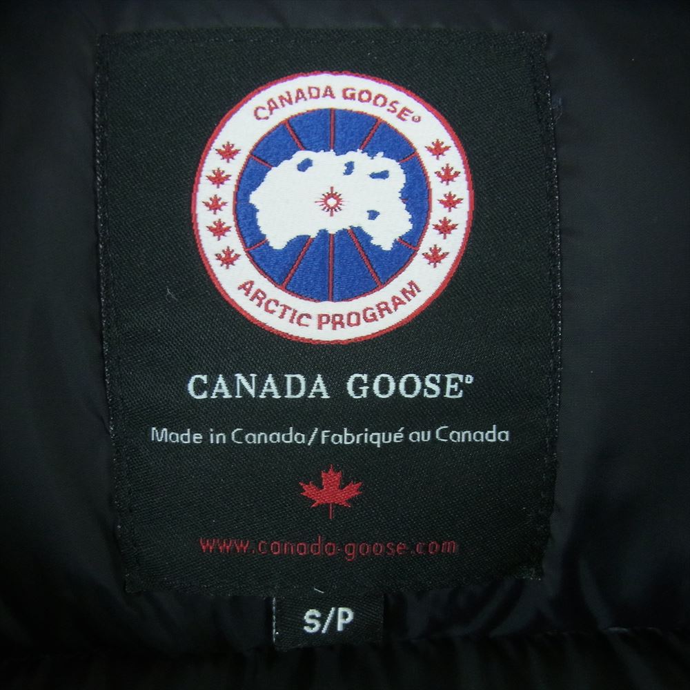 CANADA GOOSE カナダグース 4131JM R 国内正規 グリフィンタグ WINDSOR VEST ウィンザー ダウン ベスト ブラック系 S【中古】