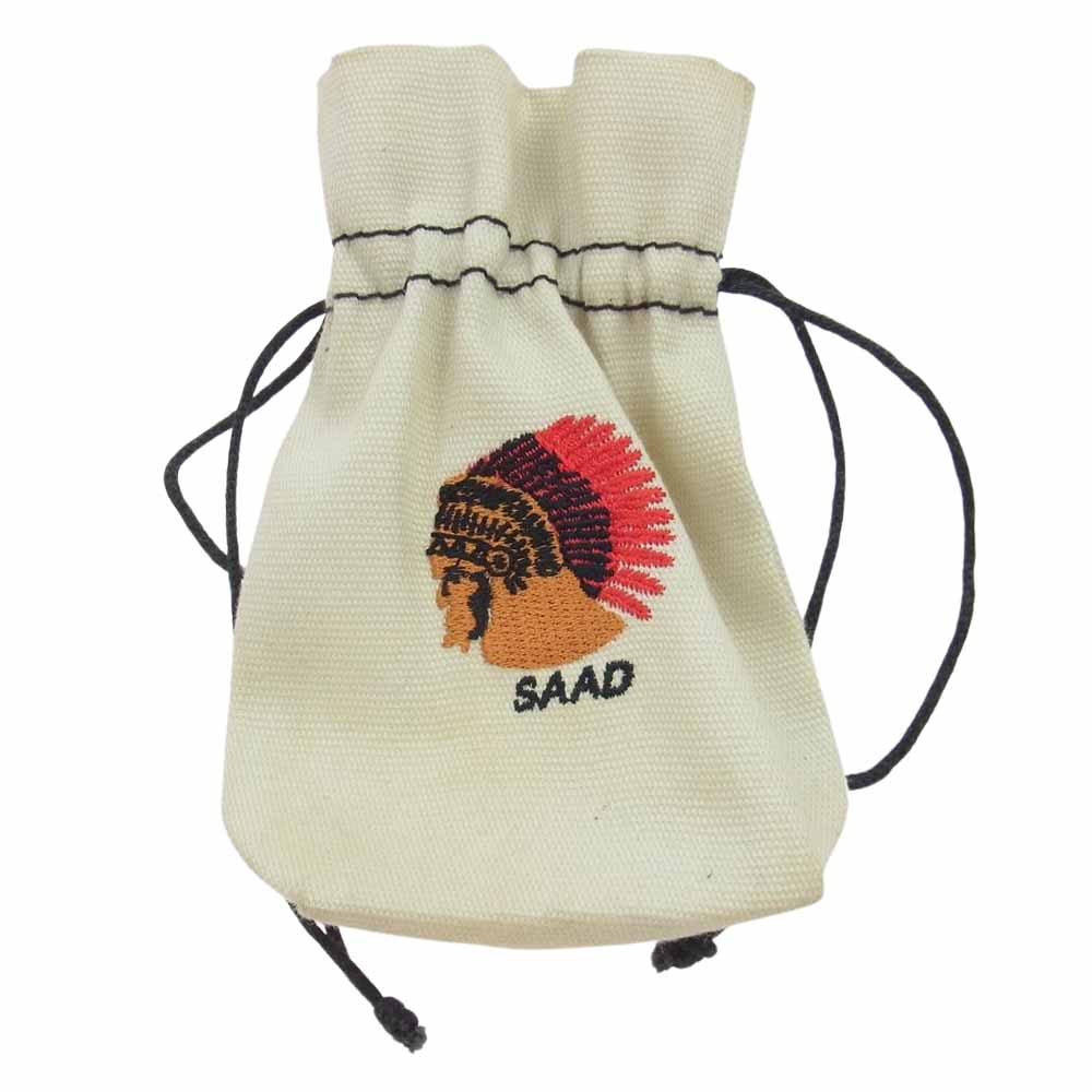 SAAD サード ハートフェザー フェザー サンシンボルメディスンホイール アラベスクフック チェーン カスタムネックレス シルバー系【中古】