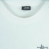 STUSSY ステューシー ONE WORLD バックプリント 半袖 Tシャツ コットン メキシコ製 ホワイト系 M【美品】【中古】