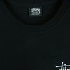 STUSSY ステューシー ONE WORLD バックプリント 半袖 Tシャツ コットン メキシコ製 ブラック系 M【美品】【中古】