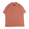 FEAR OF GOD フィアオブゴッド ロゴ コットン カットソー 半袖 Tシャツ ピンク系 サーモンピンク系 S【美品】【中古】