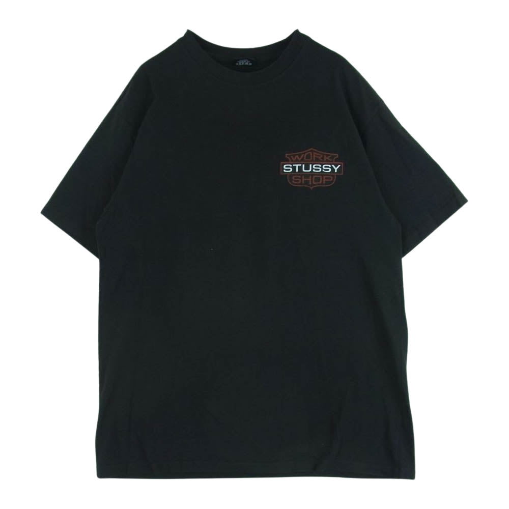 STUSSY ステューシー OUR LEGACY アワーレガシー BADGE PIG DYED TEE プリント 半袖 Tシャツ ブラック系 M【中古】