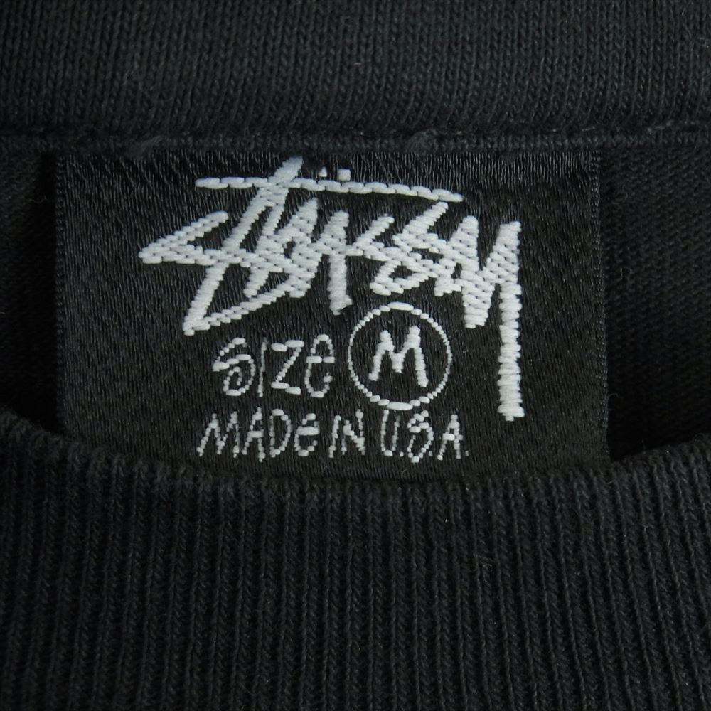 STUSSY ステューシー OUR LEGACY アワーレガシー BADGE PIG DYED TEE プリント 半袖 Tシャツ ブラック系 M【中古】