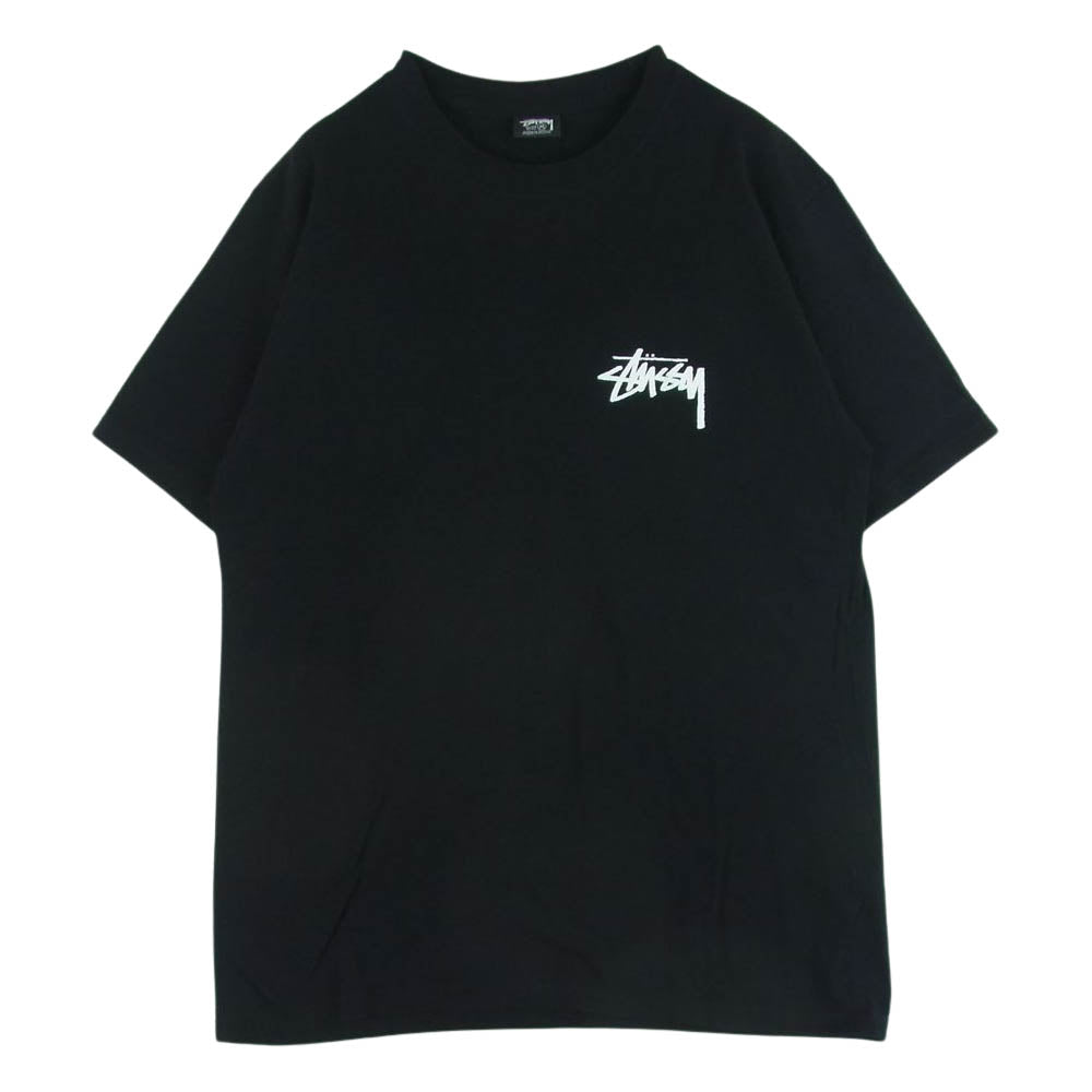STUSSY ステューシー OUR LEGACY アワーレガシー OL STOCKHOLM TEE プリント 半袖 Tシャツ メキシコ製 ブラック系 M【中古】