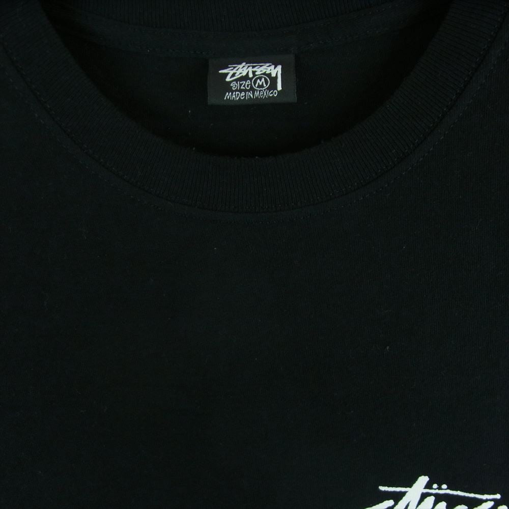 STUSSY ステューシー OUR LEGACY アワーレガシー OL STOCKHOLM TEE プリント 半袖 Tシャツ メキシコ製 ブラック系 M【中古】