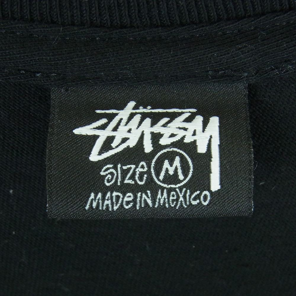 STUSSY ステューシー OUR LEGACY アワーレガシー OL STOCKHOLM TEE プリント 半袖 Tシャツ メキシコ製 ブラック系 M【中古】