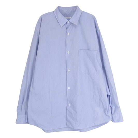 COMOLI コモリ 20AW S03-02003 コットンポプリンシャツ SAX サックス ライトブルー系 2【中古】