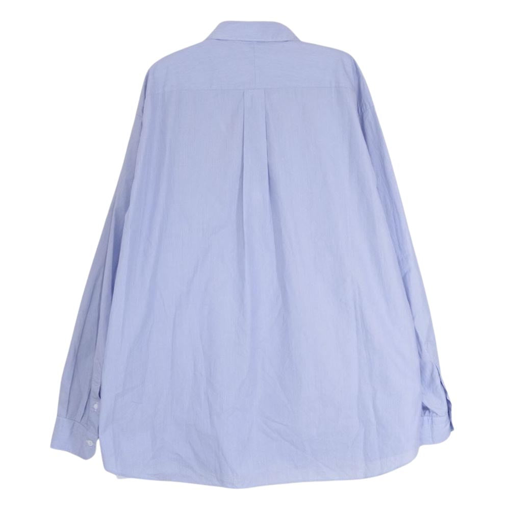 COMOLI コモリ 20AW S03-02003 コットンポプリンシャツ SAX サックス ライトブルー系 2【中古】
