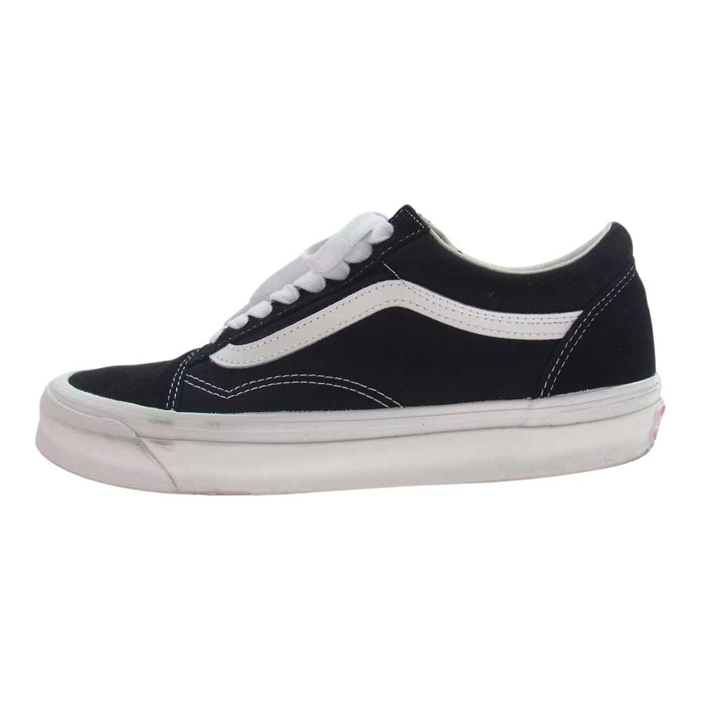 VANS バンズ VN0A4P3XOIU OG OLD SKOOL LX オージー オールドスクール ローカット スニーカー ブラック系 ホワイト系 27.5cm【中古】