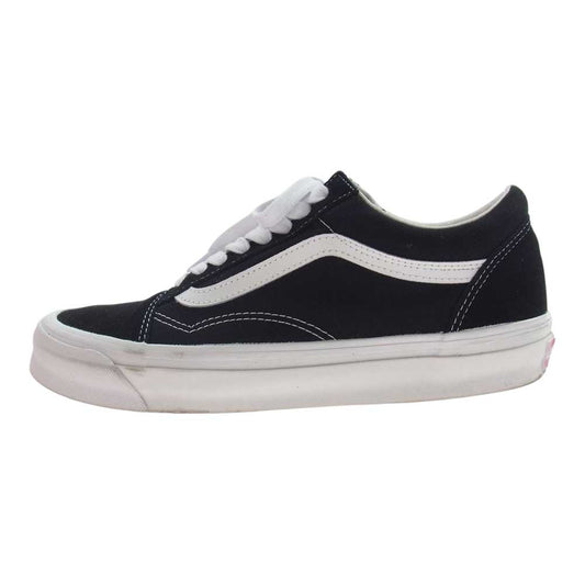 VANS バンズ VN0A4P3XOIU OG OLD SKOOL LX オージー オールドスクール ローカット スニーカー ブラック系 ホワイト系 27.5cm【中古】
