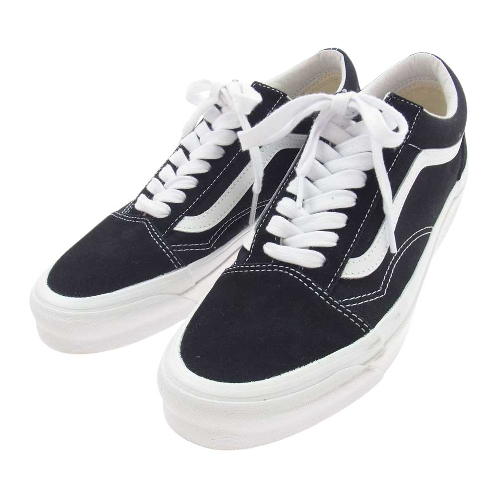 VANS バンズ VN0A4P3XOIU OG OLD SKOOL LX オージー オールドスクール ローカット スニーカー ブラック系 ホワイト系 27.5cm【中古】