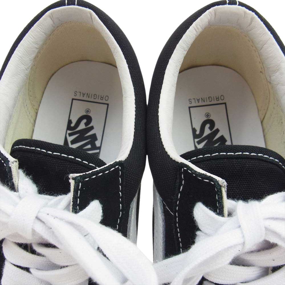 VANS バンズ VN0A4P3XOIU OG OLD SKOOL LX オージー オールドスクール ローカット スニーカー ブラック系 ホワイト系 27.5cm【中古】