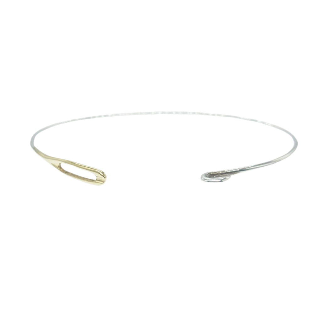 PORTER CLASSIC ポータークラシック NEEDLE BRACELET ニードル ブレスレット シルバー系 ゴールド系【中古】