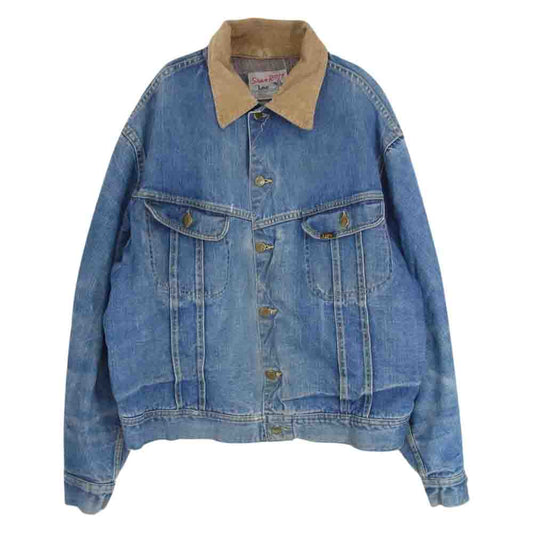 Lee リー ヴィンテージ 70s STORM RIDER ストームライダー デニム ジャケット インディゴブルー系 46【中古】