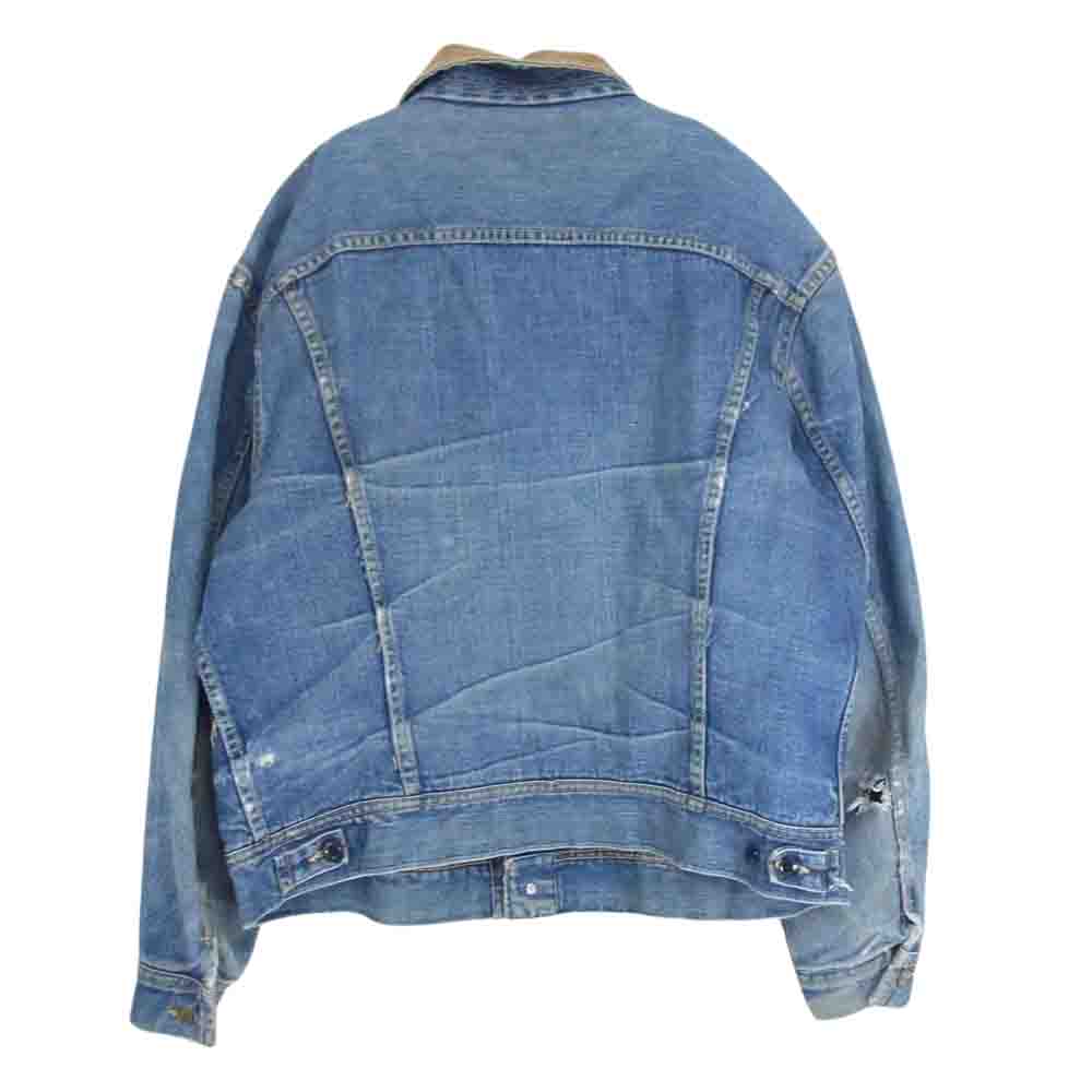 Lee リー ヴィンテージ 70s STORM RIDER ストームライダー デニム ジャケット インディゴブルー系 46【中古】