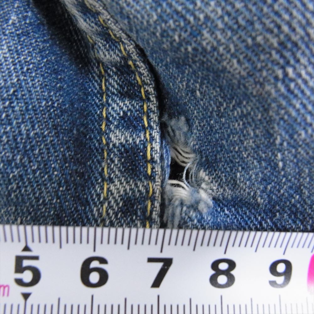 Lee リー ヴィンテージ 70s STORM RIDER ストームライダー デニム ジャケット インディゴブルー系 46【中古】