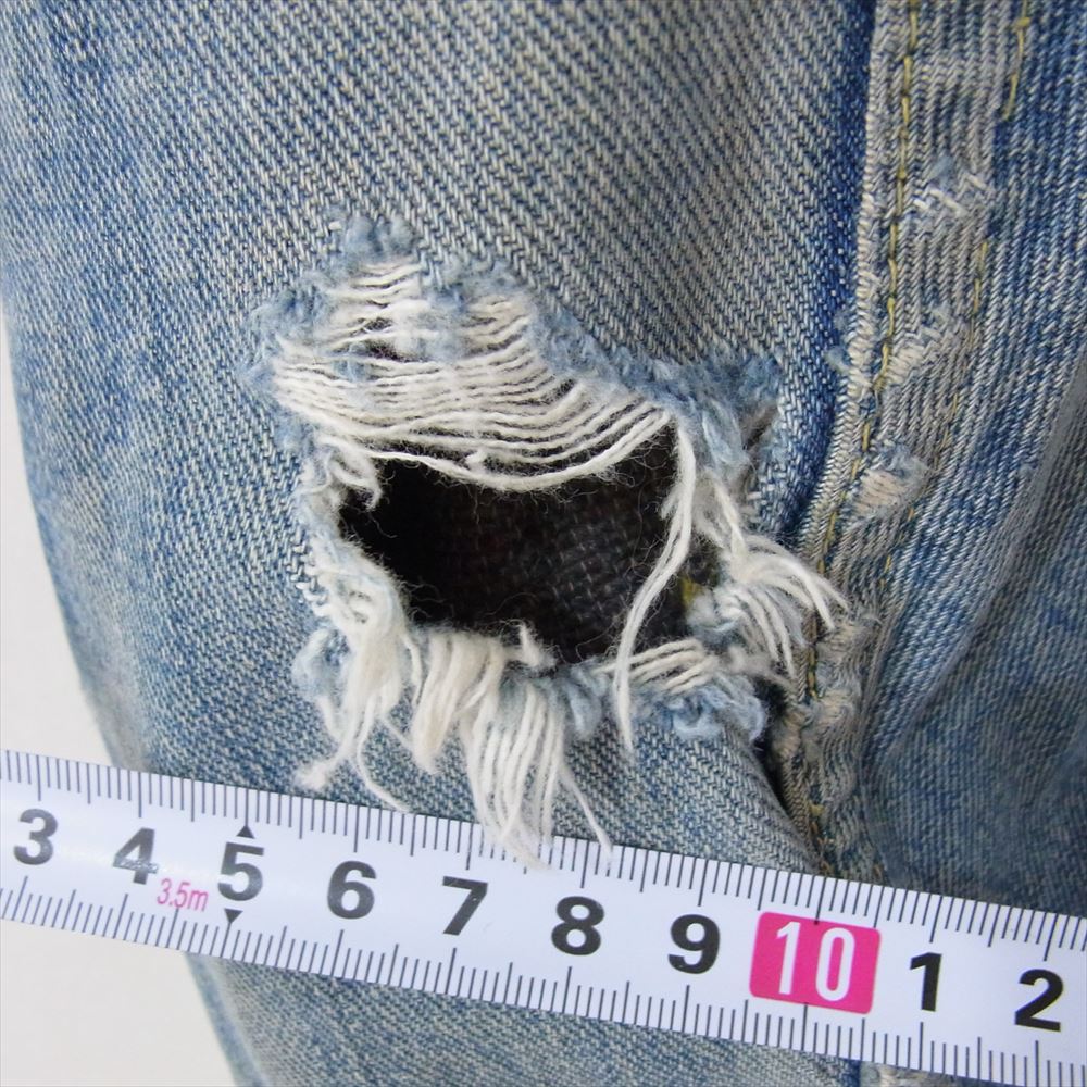 Lee リー ヴィンテージ 70s STORM RIDER ストームライダー デニム ジャケット インディゴブルー系 46【中古】