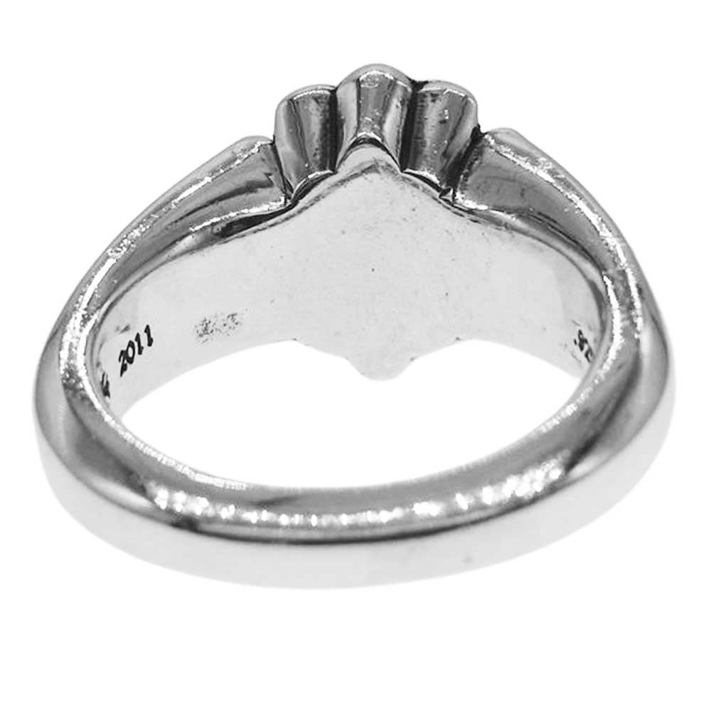 CHROME HEARTS クロムハーツ（原本有） CUTOUT CH PLS SML スモール カットアウト CHプラス リング  シルバー系 17号【中古】