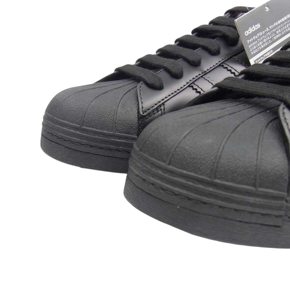 PRADA プラダ × adidas アディダス SUPERSTAR スーパースター スニーカー ブラック系 26.5cm【新古品】【未使用】【中古】